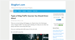Desktop Screenshot of blogkori.com